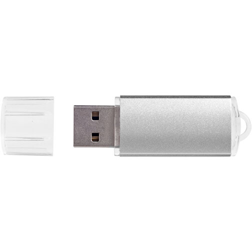 Silicon Valley USB-Stick , silber MB , 4 GB , Kunststoff, Aluminium MB , 5,30cm x 1,70cm x 0,80cm (Länge x Höhe x Breite), Bild 7