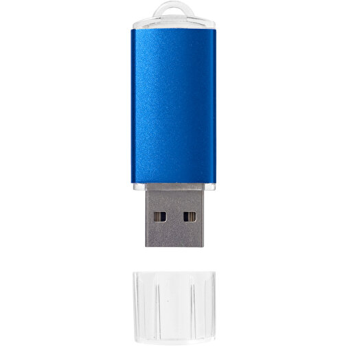 Silicon Valley USB-Stick , blau MB , 32 GB , Kunststoff, Aluminium MB , 5,30cm x 1,70cm x 0,80cm (Länge x Höhe x Breite), Bild 3