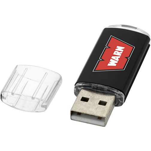 Silicon Valley USB-Stick , schwarz MB , 4 GB , Kunststoff, Aluminium MB , 5,30cm x 1,70cm x 0,80cm (Länge x Höhe x Breite), Bild 2