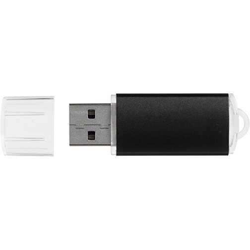 Silicon Valley USB-Stick , schwarz MB , 1 GB , Kunststoff, Aluminium MB , 5,30cm x 1,70cm x 0,80cm (Länge x Höhe x Breite), Bild 4