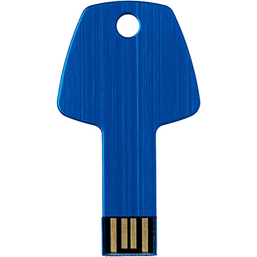 USB-Stick Schlüssel , navy MB , 16 GB , Aluminium MB , 5,70cm x 3,20cm x 0,30cm (Länge x Höhe x Breite), Bild 3