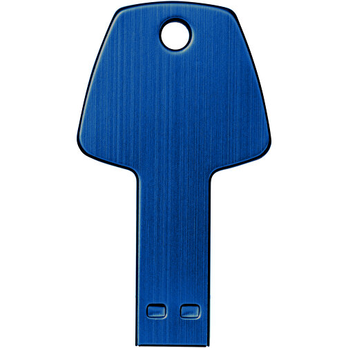USB-Stick Schlüssel , navy MB , 8 GB , Aluminium MB , 5,70cm x 3,20cm x 0,30cm (Länge x Höhe x Breite), Bild 4