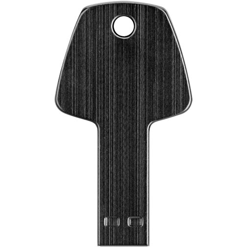 USB-Stick Schlüssel , schwarz MB , 32 GB , Aluminium MB , 5,70cm x 3,20cm x 0,30cm (Länge x Höhe x Breite), Bild 7