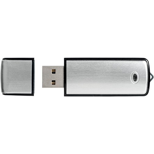 USB-Stick Square , silber MB , 16 GB , Kunststoff, Aluminium MB , 6,40cm x 2,10cm x 0,70cm (Länge x Höhe x Breite), Bild 8