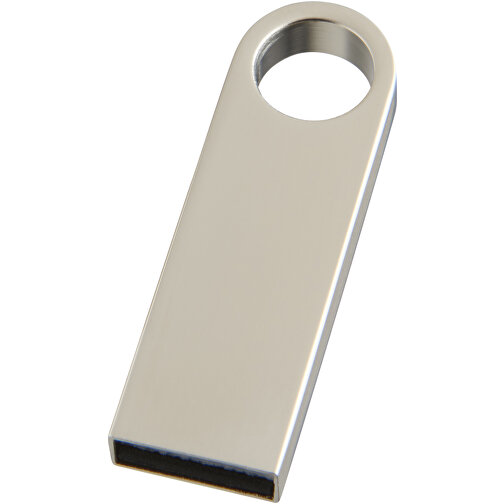 Compact USB-Stick , silber MB , 2 GB , Aluminium MB , 3,90cm x 1,20cm x 0,50cm (Länge x Höhe x Breite), Bild 1