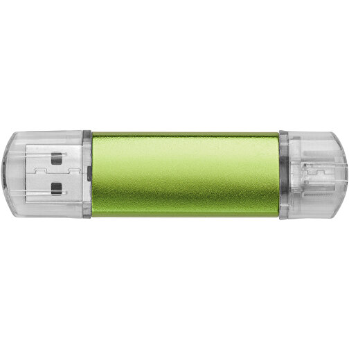 Silicon Valley On-the-Go USB-Stick , grün MB , 32 GB , Aluminium MB , 6,90cm x 1,80cm x 0,70cm (Länge x Höhe x Breite), Bild 4