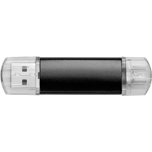 Silicon Valley On-the-Go USB-Stick , schwarz MB , 32 GB , Aluminium MB , 6,90cm x 1,80cm x 0,70cm (Länge x Höhe x Breite), Bild 4