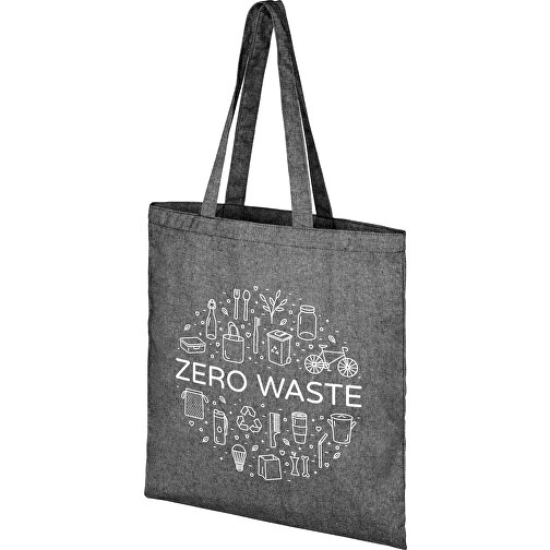 Tote bag in cotone riciclato 210 g/m² Pheebs, Immagine 2