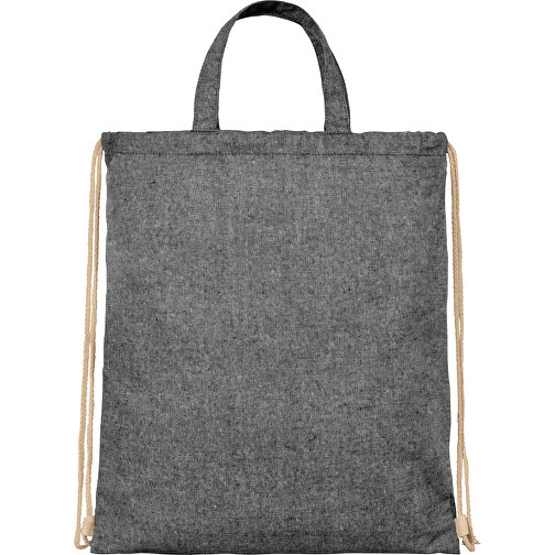 Plecak Pheebs z bawełnianym sznurkiem ściągającym z recyklingu o gramaturze 210 g/m², Obraz 3