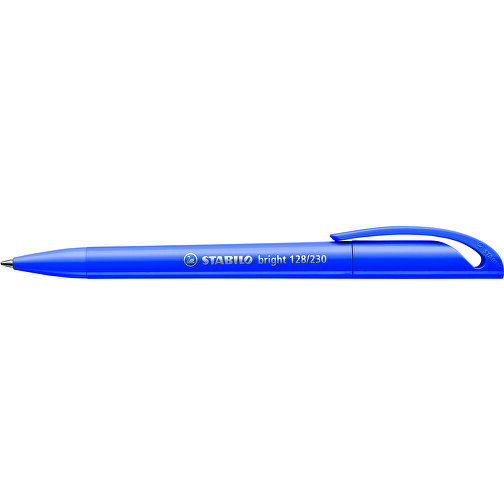 STABILO Bright Kugelschreiber , Stabilo, blau, recycelter Kunststoff, 14,70cm x 1,60cm x 1,20cm (Länge x Höhe x Breite), Bild 3