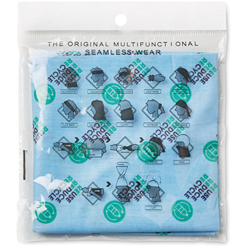 Antibakterieller Polyester Multifunktions-Schal , weiß, Polyester, 50,00cm x 25,00cm (Länge x Breite), Bild 4