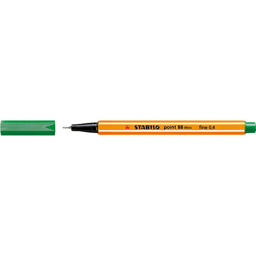 STABILO Point 88 Mini Fineliner , Stabilo, grün, Kunststoff, 11,80cm x 0,80cm x 0,80cm (Länge x Höhe x Breite), Bild 1