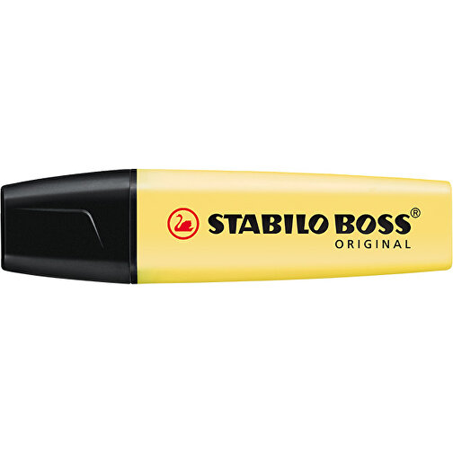STABILO BOSS ORIGINAL Pastel Leuchtmarkierer , Stabilo, pastell-gelb, Kunststoff, 10,50cm x 1,70cm x 2,70cm (Länge x Höhe x Breite), Bild 2