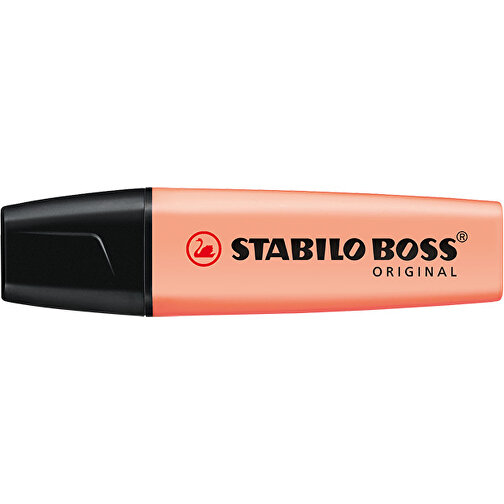 STABILO BOSS ORIGINAL Pastel Leuchtmarkierer , Stabilo, pastell-orange, Kunststoff, 10,50cm x 1,70cm x 2,70cm (Länge x Höhe x Breite), Bild 2
