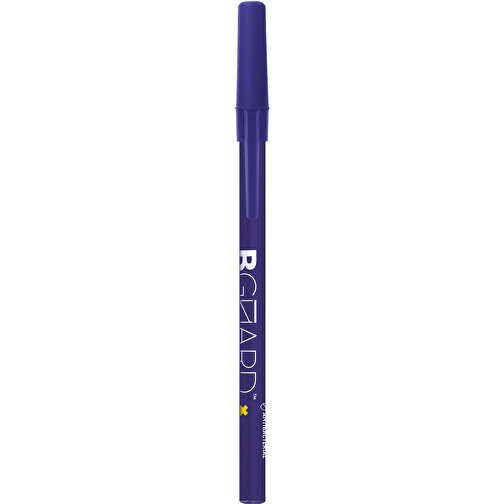 BIC® Round Stic® BGUARD™ Kugelschreiber , BiC, marineblau, Kunststoff, 1,20cm x 15,00cm (Länge x Breite), Bild 1