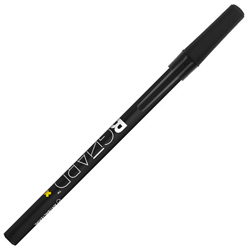 BIC® Round Stic® BGUARD™ Kugelschreiber , BiC, schwarz, Kunststoff, 1,20cm x 15,00cm (Länge x Breite), Bild 2