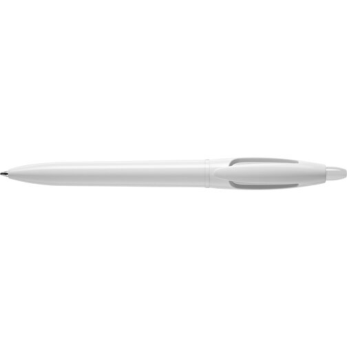 Kugelschreiber S! Hardcolour , weiss, ABS, 13,50cm (Länge), Bild 3
