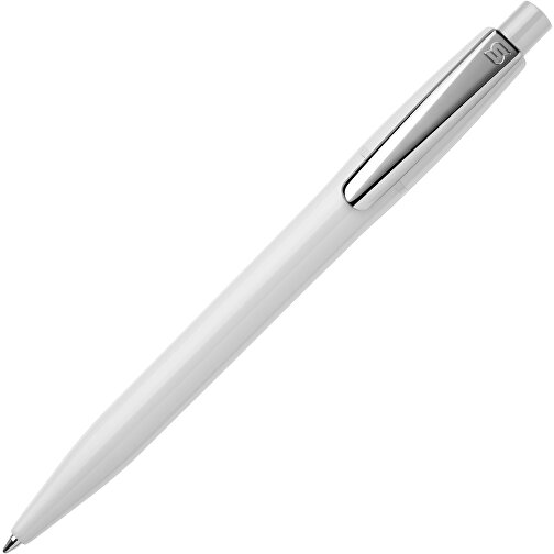 Kugelschreiber Semyr Hardcolour , weiss, ABS & Metall, 13,70cm (Länge), Bild 2
