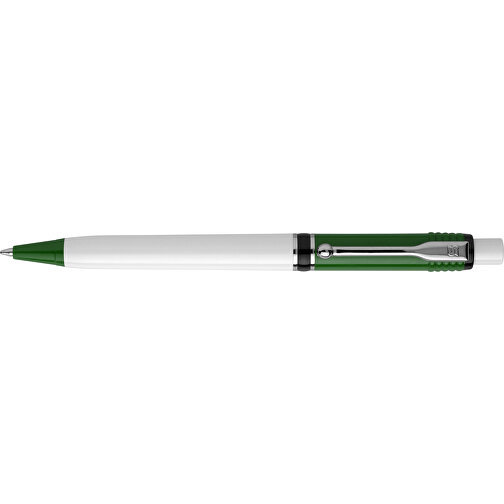 Kugelschreiber Raja Colour Hardcolour , grün / weiß, ABS & Metall, 14,00cm (Länge), Bild 3