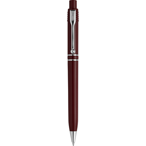 Kugelschreiber Raja Chrome Hardcolour , weinrot, ABS & Metall, 14,00cm (Länge), Bild 1