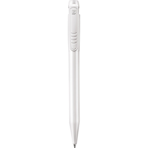 Kugelschreiber Pier Hardcolour , weiss, ABS, 13,60cm (Länge), Bild 1
