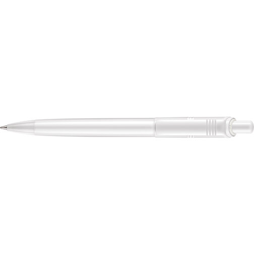 Kugelschreiber Ducal Hardcolour , weiß, ABS, 13,80cm (Länge), Bild 3