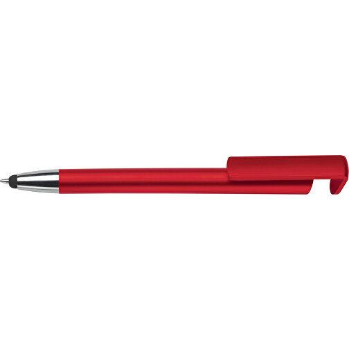 3-in-1 Touch Kugelschreiber , rot, ABS, 14,60cm (Länge), Bild 3