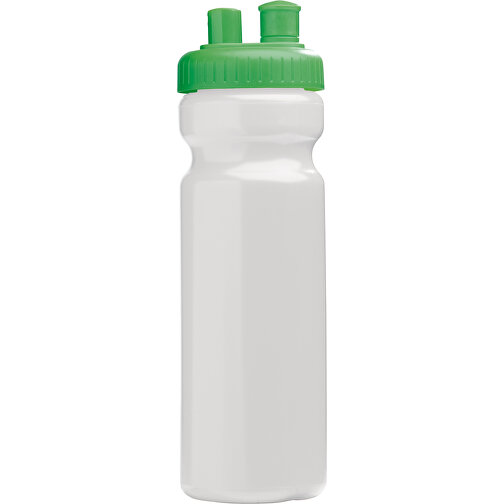 Trinkflasche Mit Zerstäuber 750ml , weiss / grün, LDPE & PP, 25,50cm (Höhe), Bild 1