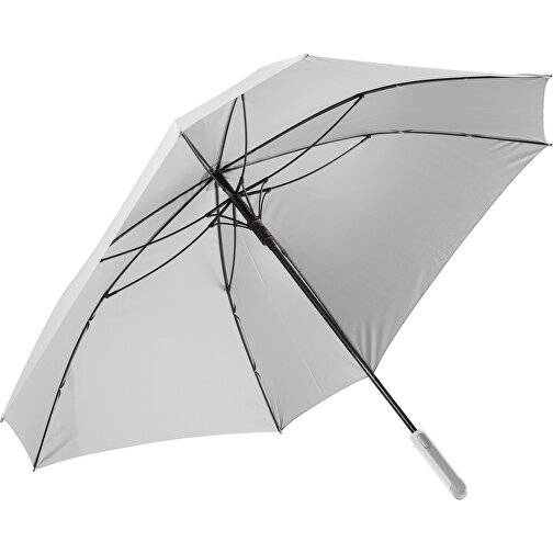 Luxus 27” Quadratischer Regenschirm Mit Hülle , weiß, Pongee PolJater, 90,00cm x 5,00cm x 5,00cm (Länge x Höhe x Breite), Bild 1