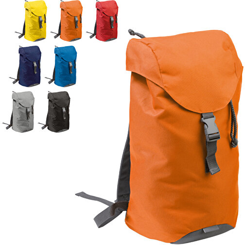 Sportbackpack XL , gelb, PolJater, 25,00cm x 47,00cm x 18,00cm (Länge x Höhe x Breite), Bild 2