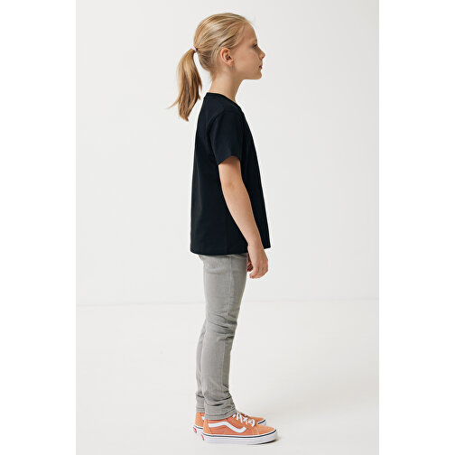 Iqoniq Koli Kids T-Shirt Aus Recycelter Baumwolle , schwarz, 30% recycelte und 70% biologische Baumwolle, 34, 42,00cm x 0,50cm (Länge x Höhe), Bild 9