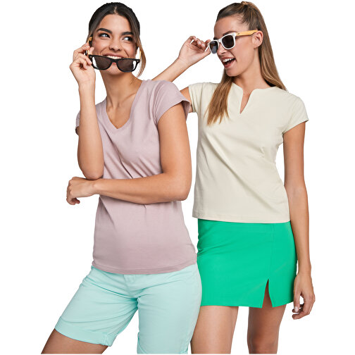 Victoria T-Shirt Mit V-Ausschnitt Für Damen , rossette, Single jersey Strick 100% Baumwolle, 155 g/m2, 2XL, , Bild 5