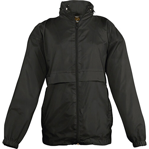 Windbreaker - Surf Kids , Sol´s, schwarz, Nylon, 3XL, 129,00cm x 141,00cm (Länge x Breite), Bild 1