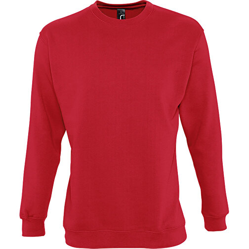 Sweatshirt - New Supreme , Sol´s, rot, Mischgewebe Polyester/Baumwolle, S, 68,00cm x 51,00cm (Länge x Breite), Bild 1