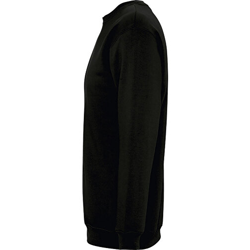 Sweatshirt - New Supreme , Sol´s, schwarz, Mischgewebe Polyester/Baumwolle, S, 68,00cm x 51,00cm (Länge x Breite), Bild 3