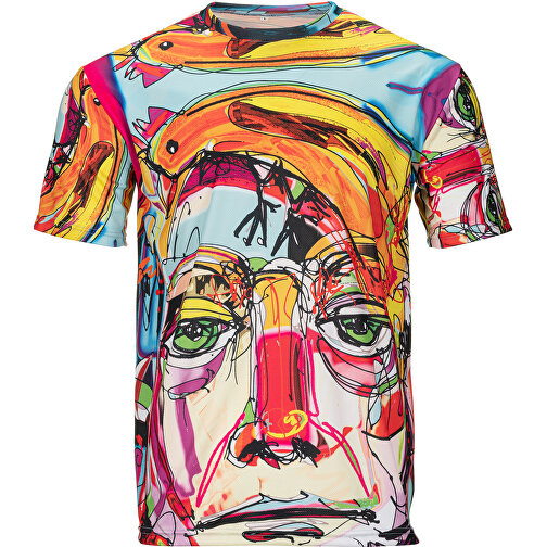 Regular T-Shirt Individuell - Vollflächiger Druck , weiss, Polyester, S, 68,00cm x 96,00cm (Länge x Breite), Bild 5