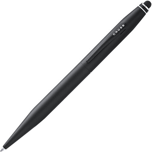 Kugelschreiber Pointer Tech 2 , schwarz, Metall, 13,50cm (Breite), Bild 2