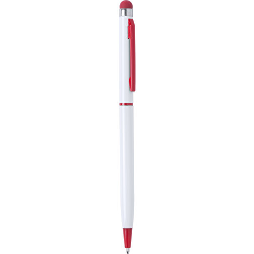 Kugelschreiber Pointer Duser , rot, Aluminium, 13,70cm (Breite), Bild 1