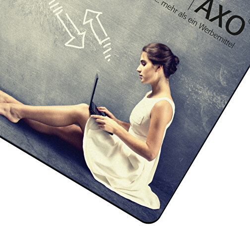 AXOPAD® Mousepad AXOIdent 400, kwadrat 20 x 20 cm, grubosc 2,3 mm, Obraz 4