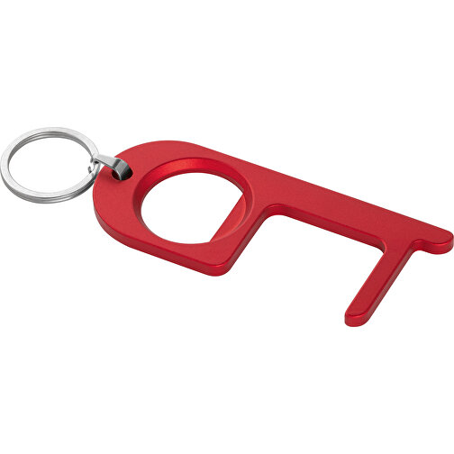 HANDY. Multifunktions-Schlüsselanhänger , rot, Aluminium, , Bild 1