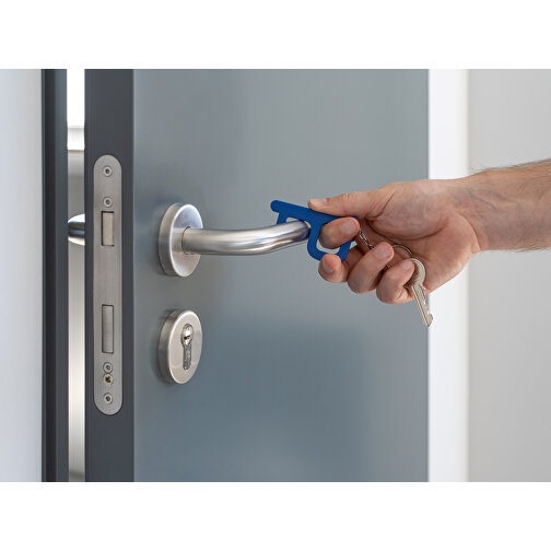 HANDY SAFE. Multifunktions-Schlüsselanhänger , königsblau, ABS, , Bild 2