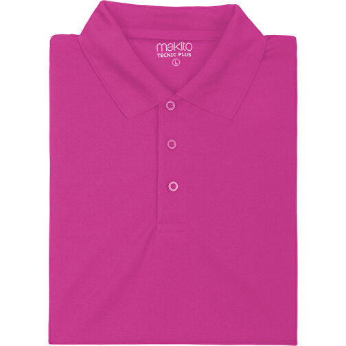 Polo-Shirt Tecnic Plus , fuchsie, 100% Polyester 180 g/ m2, XXL, , Bild 1