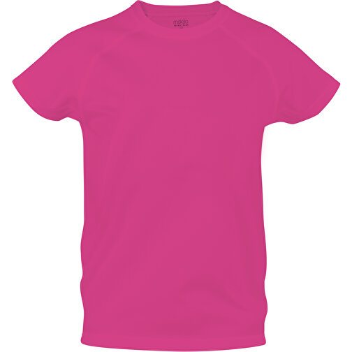 Kinder T-Shirt Tecnic Plus , fuchsie, 100% Polyester 135 g/ m2, 10-12, , Bild 1