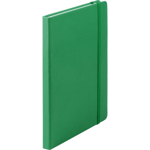 Notizblock Cilux , grün, PU, 14,70cm x 1,50cm x 21,00cm (Länge x Höhe x Breite), Bild 1