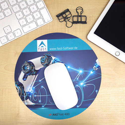 AXOPAD® Mousepad AXOFast 400, 21 cm rund, 1,4 mm tjockt, Bild 5