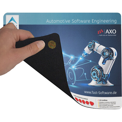 AXOPAD® Mousepad AXOFast 400, 24 x 19,5 cm rektangulär, 1,4 mm tjockt, Bild 2