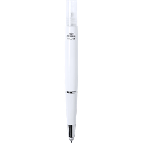 Multifunktion Antibakteriell Kugelschreiber Yak , weiß, 15,70cm (Breite), Bild 4