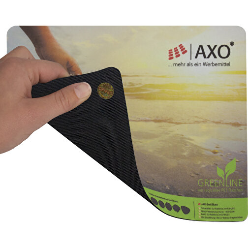 AXOPAD® musematte AXOTex Green 400, 24 x 19,5 cm rektangulær, 1,5 mm tykk, Bilde 2