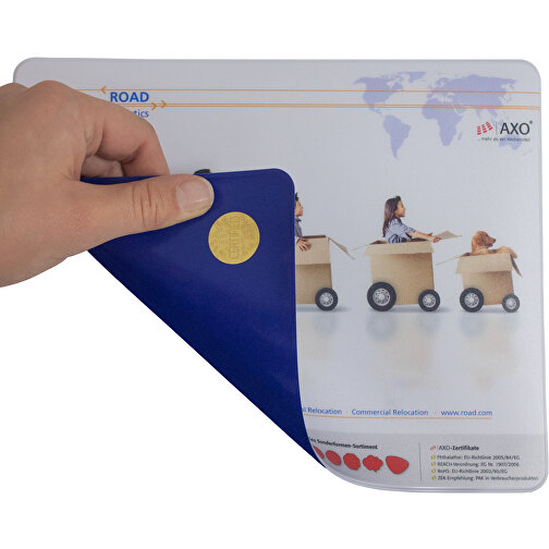 AXOPAD® Mousepad AXOStar 410 Blueline, kwadrat 20 x 20 cm, grubosc 1,75 mm, Obraz 2