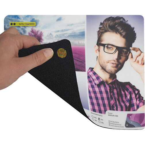 Tapis de souris AXOPAD® AXOSoft 400, 24 x 19,5 cm ovale, 1,6 mm d\'épaisseur, Image 2
